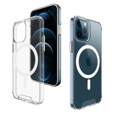 for iPhone 12 Pro Max Clear Case Compatible with Magsafe- Space Magnetic for iPhone 12 Pro Max Clear Case Compatible with Magsafe- Space Magnetic