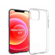 for iPhone 12/12 Pro Soft Silicone Clear Case-Glossy Case