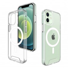 for iPhone 12 Mini Clear Case Compatible with Magsafe- Space Magnetic for iPhone 12 Mini Clear Case Compatible with Magsafe- Space Magnetic