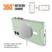 for iPhone 12 Mini Clear Case Compatible with Magsafe- Space Magnetic