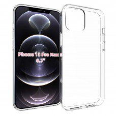 for iPhone 13 Pro Max Soft Silicone Clear Case-Glossy Case