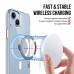 for iPhone 14 Plus Clear Case Compatible with Magsafe- Space Magnetic