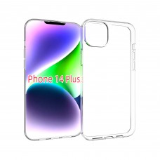 for iPhone 14 Plus Soft Silicone Clear Case-Glossy Case for iPhone 14 Plus Soft Silicone Clear Case-Glossy Case