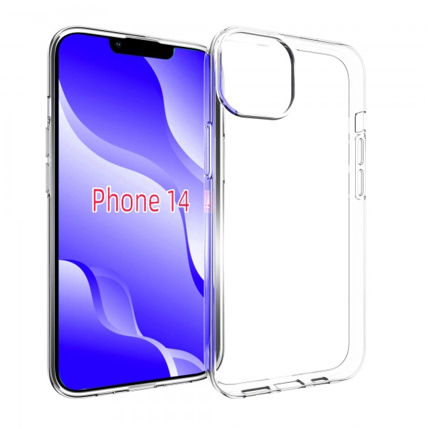 for iPhone 14 Soft Silicone Clear Case-TPU Case for iPhone 14 Soft Silicone Clear Case-TPU Case