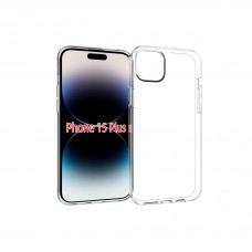 for iPhone 15 Plus Soft Silicone Clear Case-Glossy Case for iPhone 15 Plus Soft Silicone Clear Case-Glossy Case