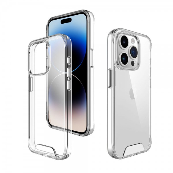 for iPhone 15 Pro Clear Case- Space Case for iPhone 15 Pro Clear Case- Space Case