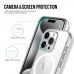 for iPhone 15 Pro Clear Case Compatible with Magsafe- Space Magnetic for iPhone 15 Pro Clear Case Compatible with Magsafe- Space Magnetic