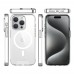for iPhone 15 Pro Clear Case Compatible with Magsafe- Space Magnetic for iPhone 15 Pro Clear Case Compatible with Magsafe- Space Magnetic