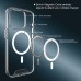 for iPhone 15 Pro Clear Case Compatible with Magsafe- Space Magnetic for iPhone 15 Pro Clear Case Compatible with Magsafe- Space Magnetic