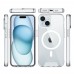 for iPhone 15 Clear Case Compatible with Magsafe- Space Magnetic