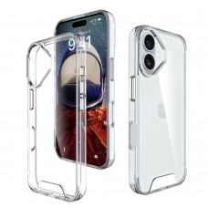 for iPhone 16 Plus Clear Case- Space Case for iPhone 16 Plus Clear Case- Space Case