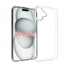 for iPhone 16 Plus Soft Silicone Clear Case-Glossy Case for iPhone 16 Plus Soft Silicone Clear Case-Glossy Case