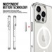 for iPhone 16 Pro Max Clear Case Compatible with Magsafe- Space Magnetic for iPhone 16 Pro Max Clear Case Compatible with Magsafe- Space Magnetic