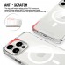 for iPhone 16 Pro Max Clear Case Compatible with Magsafe- Space Magnetic for iPhone 16 Pro Max Clear Case Compatible with Magsafe- Space Magnetic
