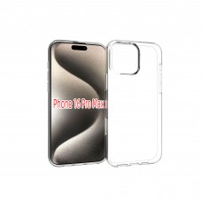 for iPhone 16 Pro Max Soft Silicone Clear Case-Glossy Case for iPhone 16 Pro Max Soft Silicone Clear Case-Glossy Case