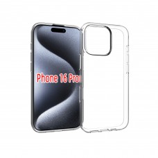 for iPhone 16 Pro Soft Silicone Clear Case-Glossy Case for iPhone 16 Pro Soft Silicone Clear Case-Glossy Case