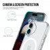 for iPhone 16 Clear Case Compatible with Magsafe- Space Magnetic