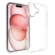 for iPhone 16 Soft Silicone Clear Case-Glossy Case for iPhone 16 Soft Silicone Clear Case-Glossy Case