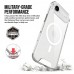 for iPhone 17 Air Clear Case Compatible with Magsafe- Space Magnetic for iPhone 17 Air Clear Case Compatible with Magsafe- Space Magnetic