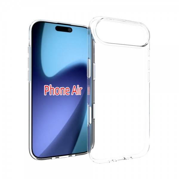 for iPhone 17 Air Soft Silicone Clear Case-Glossy Case for iPhone 17 Air Soft Silicone Clear Case-Glossy Case