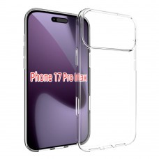 for iPhone 17 Pro Max Soft Silicone Clear Case-Glossy Case for iPhone 17 Pro Max Soft Silicone Clear Case-Glossy Case
