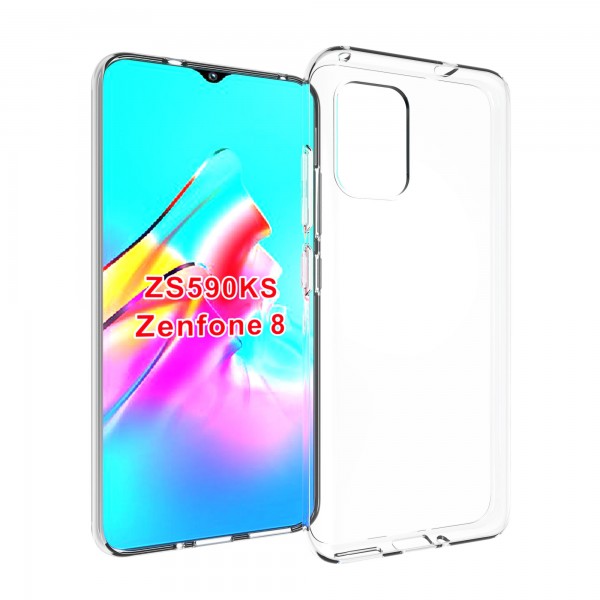 for Asus Zenfone 8 Soft Silicone Clear Case-Glossy Case for Asus Zenfone 8 Soft Silicone Clear Case-Glossy Case