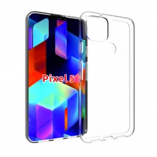 for Google Pixel 5 Soft Silicone Clear Case-Glossy Case