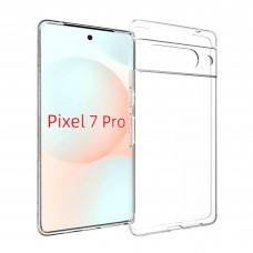 for Google Pixel 7 Pro Soft Silicone Clear Case-Glossy Case