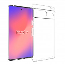 for Google Pixel 7 Soft Silicone Clear Case-Glossy Case