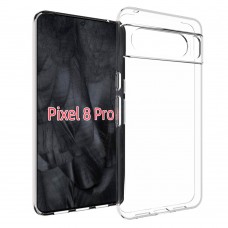 for Google Pixel 8 Pro Soft Silicone Clear Case-Glossy Case