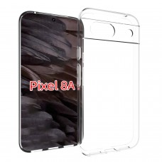 for Google Pixel 8A Soft Silicone Clear Case-Glossy Case