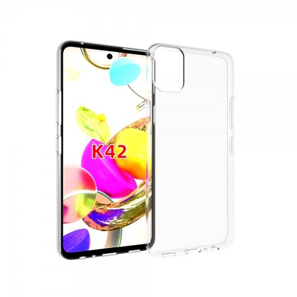 for LG K42 Soft Silicone Clear Case-Glossy Case for LG K42 Soft Silicone Clear Case-Glossy Case