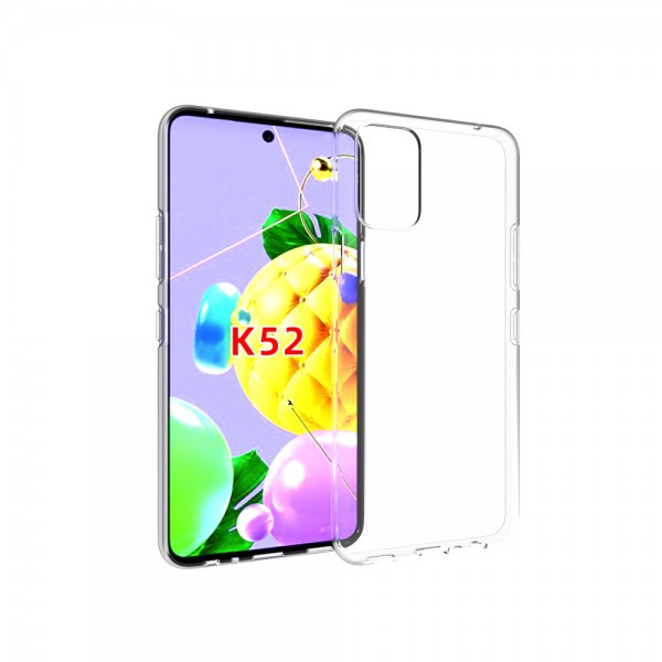 for LG K52 Soft Silicone Clear Case-Glossy Case for LG K52 Soft Silicone Clear Case-Glossy Case