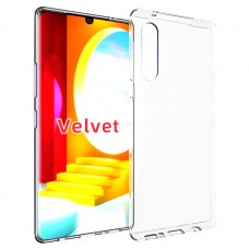 for LG Velvet Soft Silicone Clear Case-Glossy Case for LG Velvet Soft Silicone Clear Case-Glossy Case
