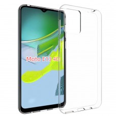 for Motorola E13 4G Soft Silicone Clear Case-Glossy Case