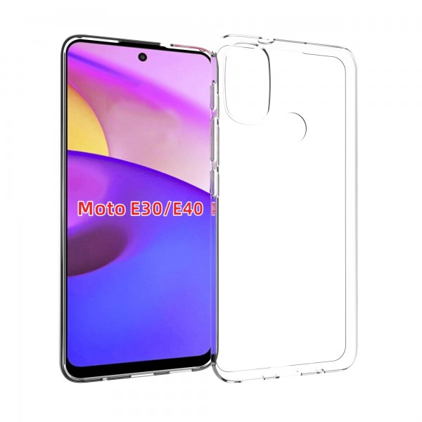 for Motorola E30/E40 Soft Silicone Clear Case-Glossy Case for Motorola E30/E40 Soft Silicone Clear Case-Glossy Case