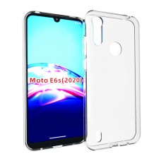 for Motorola E6S (2020) Soft Silicone Clear Case-Glossy Case
