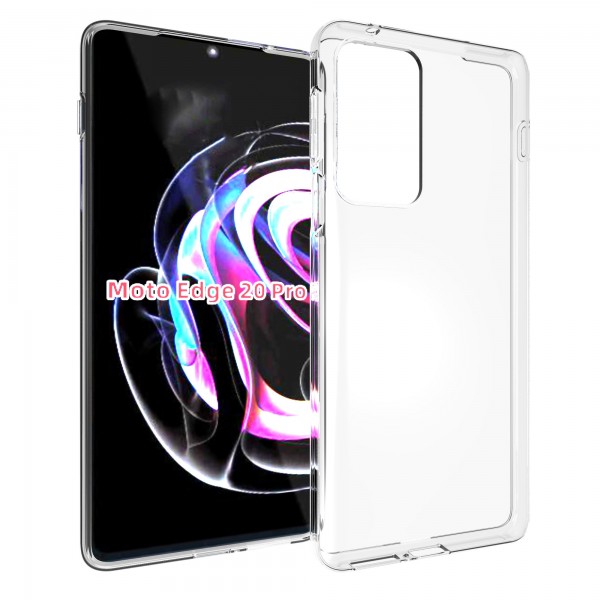 for Motorola Edge 20 Pro Soft Silicone Clear Case-Glossy Case for Motorola Edge 20 Pro Soft Silicone Clear Case-Glossy Case