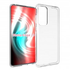 for Motorola Edge 20 Soft Silicone Clear Case-Glossy Case