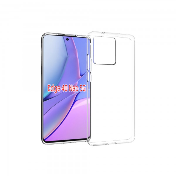 for Motorola Edge 40 Neo 5G Soft Silicone Clear Case-Glossy Case for Motorola Edge 40 Neo 5G Soft Silicone Clear Case-Glossy Case