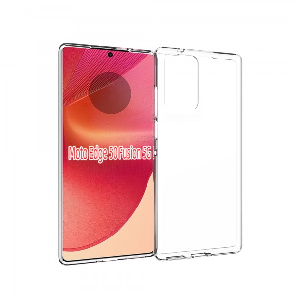 for Motorola Edge 50 Fusion Soft Silicone Clear Case-Glossy Case for Motorola Edge 50 Fusion Soft Silicone Clear Case-Glossy Case