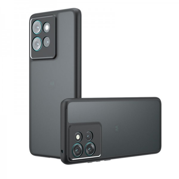 for Motorola Edge 50 Black Case- Kika Case for Motorola Edge 50 Black Case- Kika Case