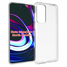 for Motorola Edge (2021) Soft Silicone Clear Case-Glossy Case