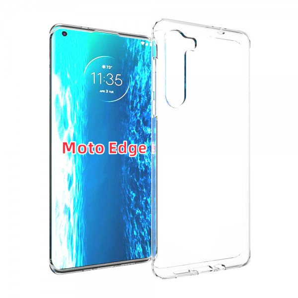 for Motorola Edge Soft Silicone Clear Case-Glossy Case for Motorola Edge Soft Silicone Clear Case-Glossy Case