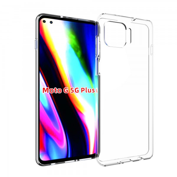 for Motorola G 5G Plus Soft Silicone Clear Case-Glossy Case for Motorola G 5G Plus Soft Silicone Clear Case-Glossy Case