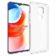 for Motorola G Play (2021) Soft Silicone Clear Case-Glossy Case
