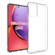 for Motorola G Power 5G(2024) Soft Silicone Clear Case-Glossy Case
