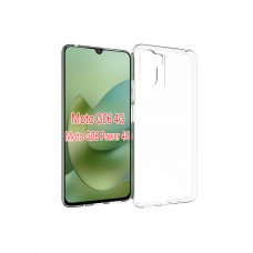 for Motorola G06 4G Soft Silicone Clear Case-Glossy Case
