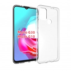 for Motorola G10/G30 Soft Silicone Clear Case-Glossy Case