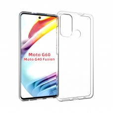 for Motorola G40 Fusion/G60 Soft Silicone Clear Case-Glossy Case